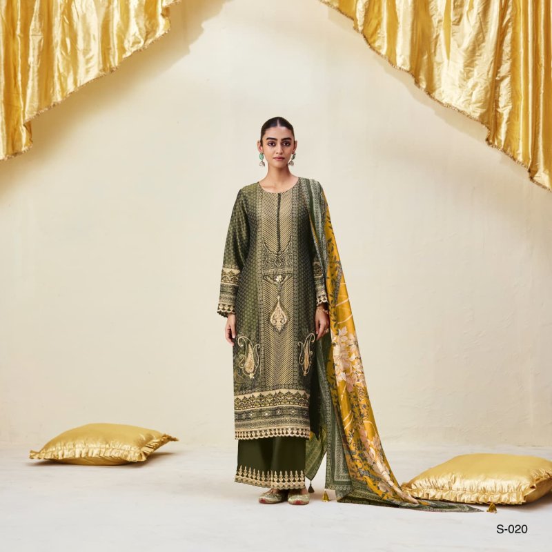 Ambi By Kimora Sohni Zari Silk Salwar Suits